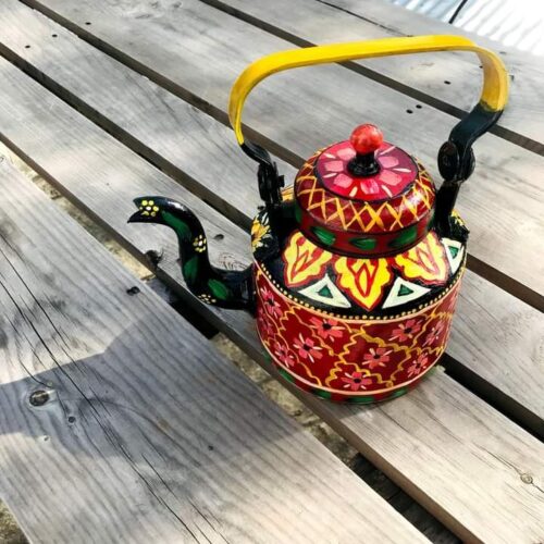 Painted kettle